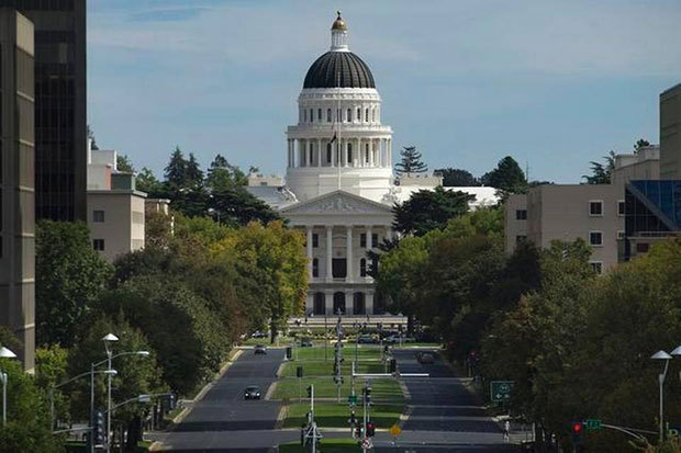  The California State Capitol building from the Tower Bridge in Sacramento. Randall Benton The Sacramento Bee
